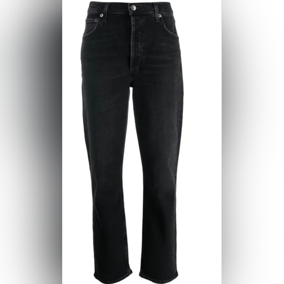 Agolde Charcoal Denim Jeans - Picture 1 of 4